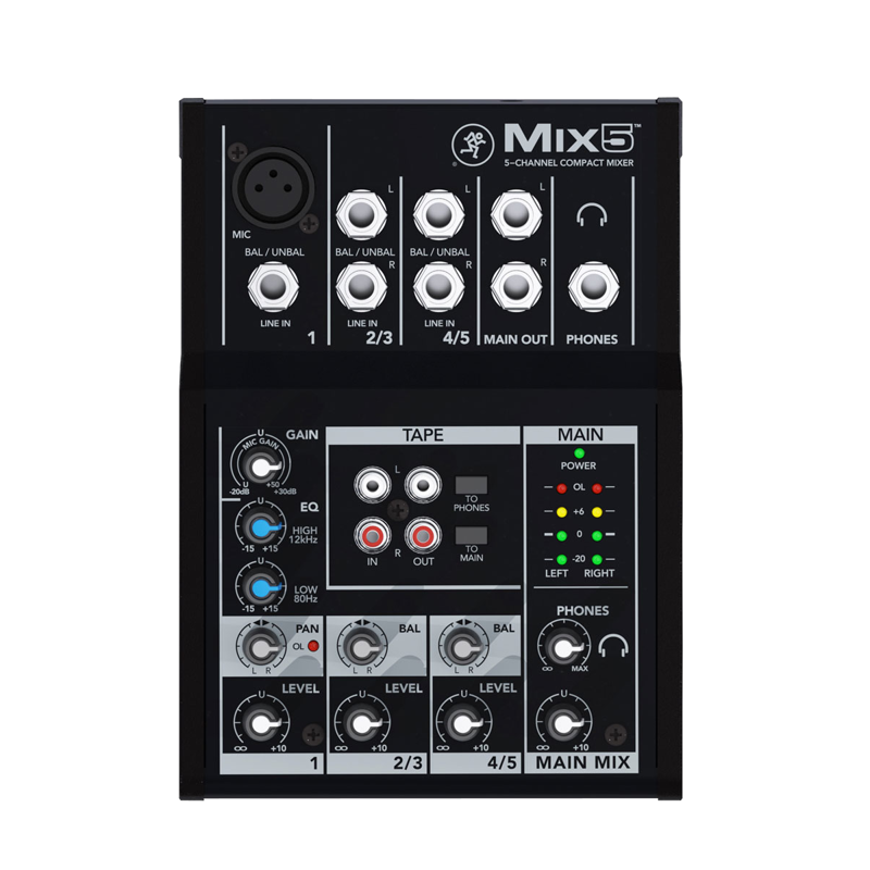 Picture of Mackie Mix5 | 5 Channel Mixing Console