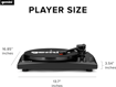 Gemini TT-900 | Bluetooth Turntable System with Speakers (Black/White)