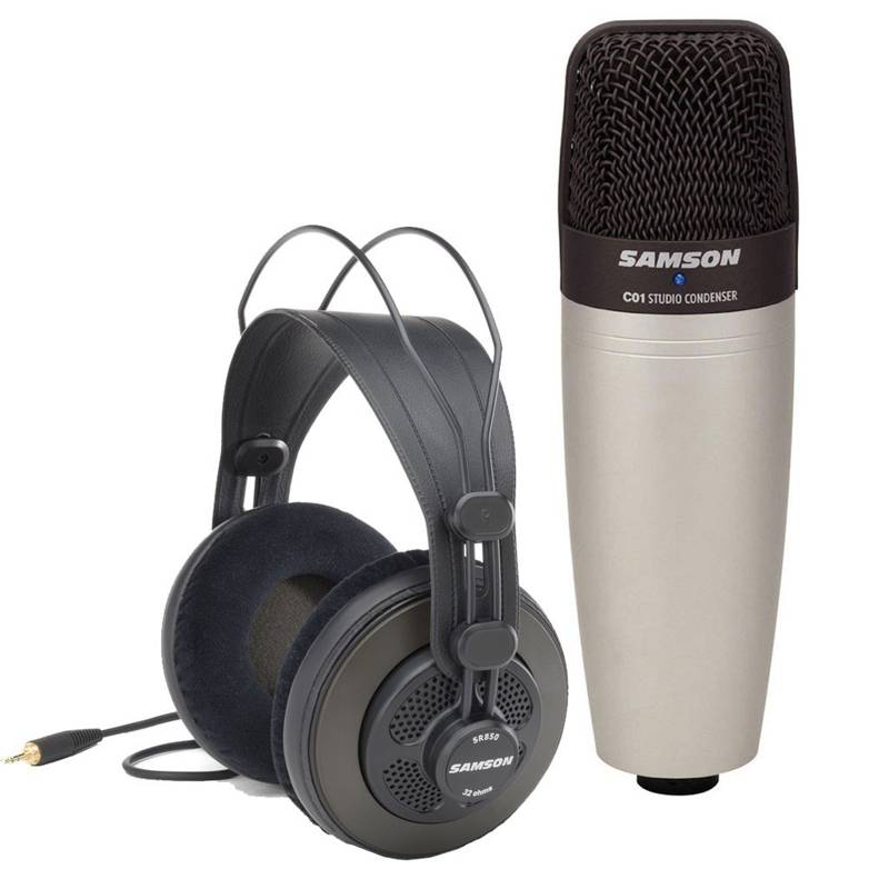 Picture of Samson C01850 | Headphone & Mic Studio Bundle
