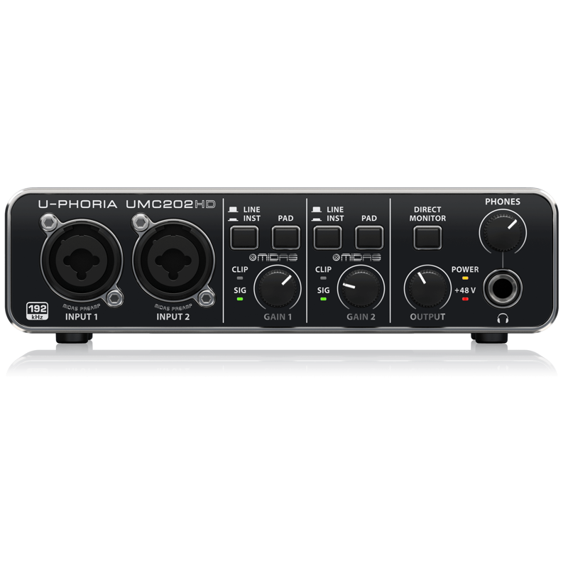 Behringer UMC202HD USB Audio Interface