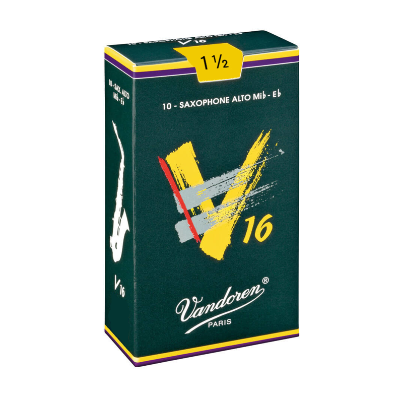 Picture of Vandoren V16 Reeds | Alto Sax 1.5 (Single Reeds)