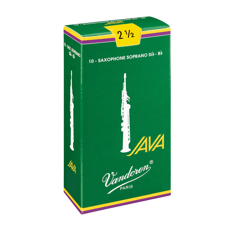 Picture of Vandoren Java Reeds | Soprano Sax 2.5 Box of 10