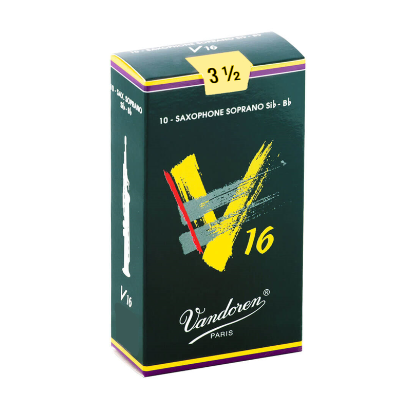 Picture of Vandoren V16 Reeds | Soprano Sax 3.5 (Single Reeds)