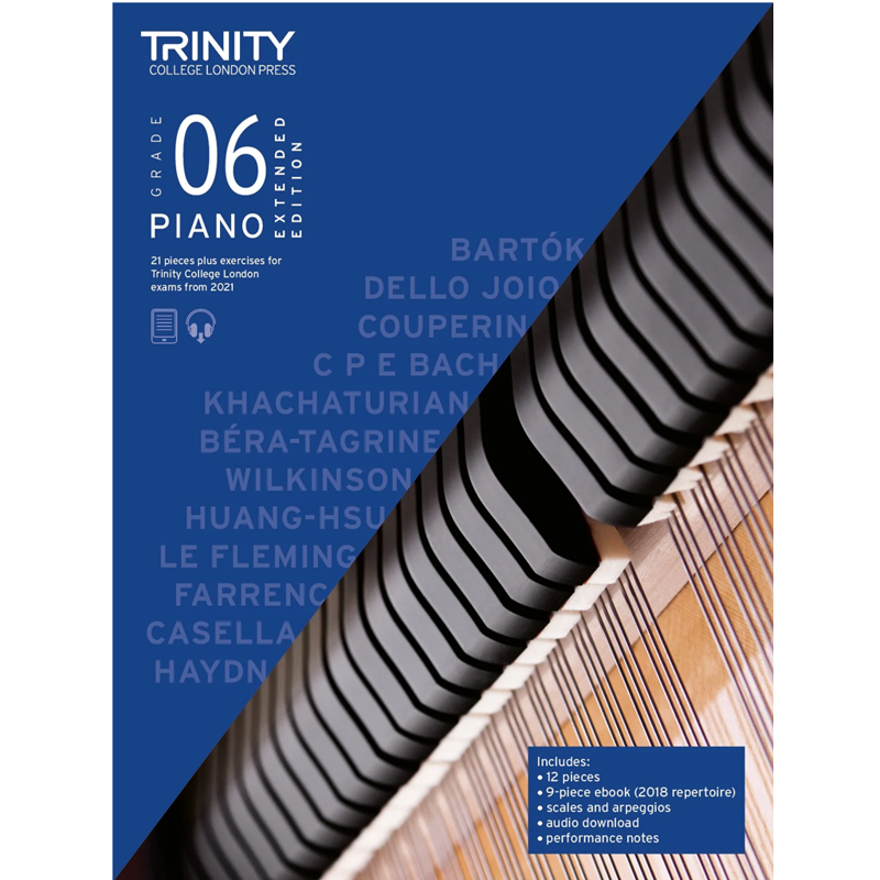 Picture of Trinity Piano Exams Ext Edition | From 2021 | Grade 6