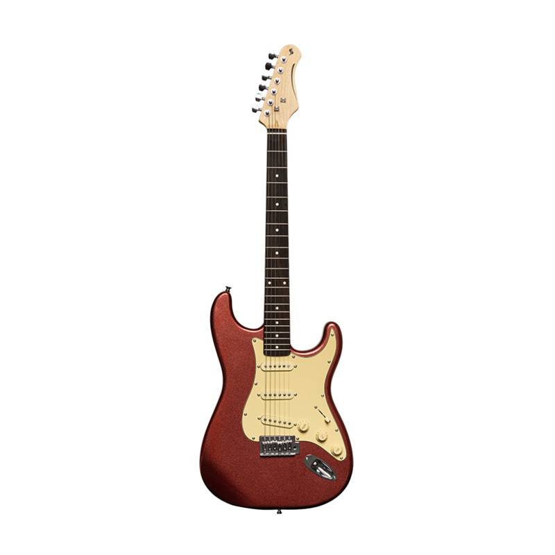 Stagg SES30CAR Electric Guitar Front