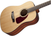 Fender CD140S Acoustic Guitar Angle