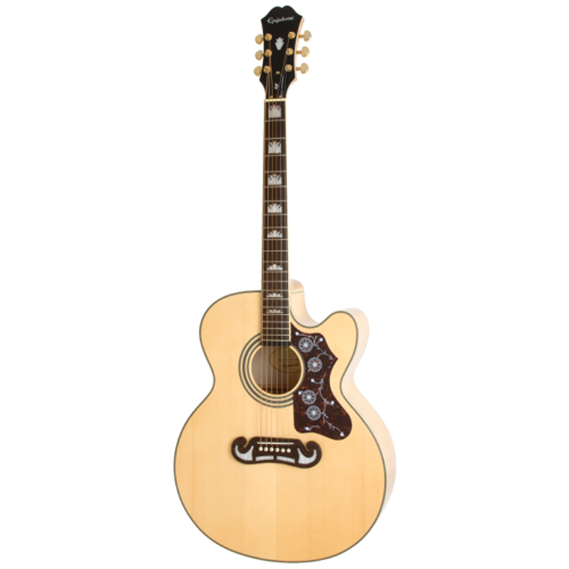 Epiphone J200EC Acoustic Electric Guitar Front
