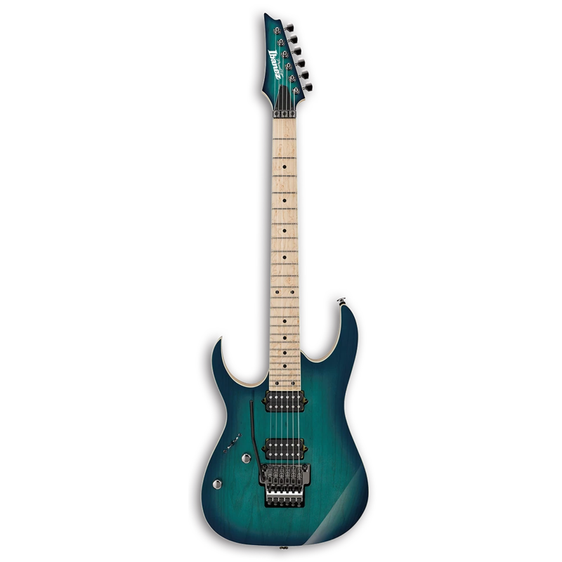 Ibanez R652AHML Nebula Green Burst  Electric Front
