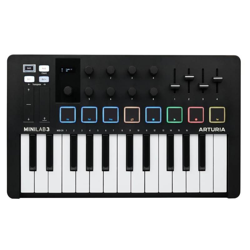 Arturia MiniLab 3 Midi Controller Front