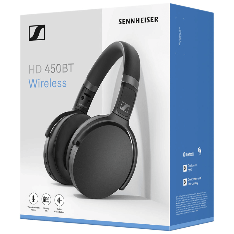 Sennheiser HD450BT Noise-Cancelling Headphones