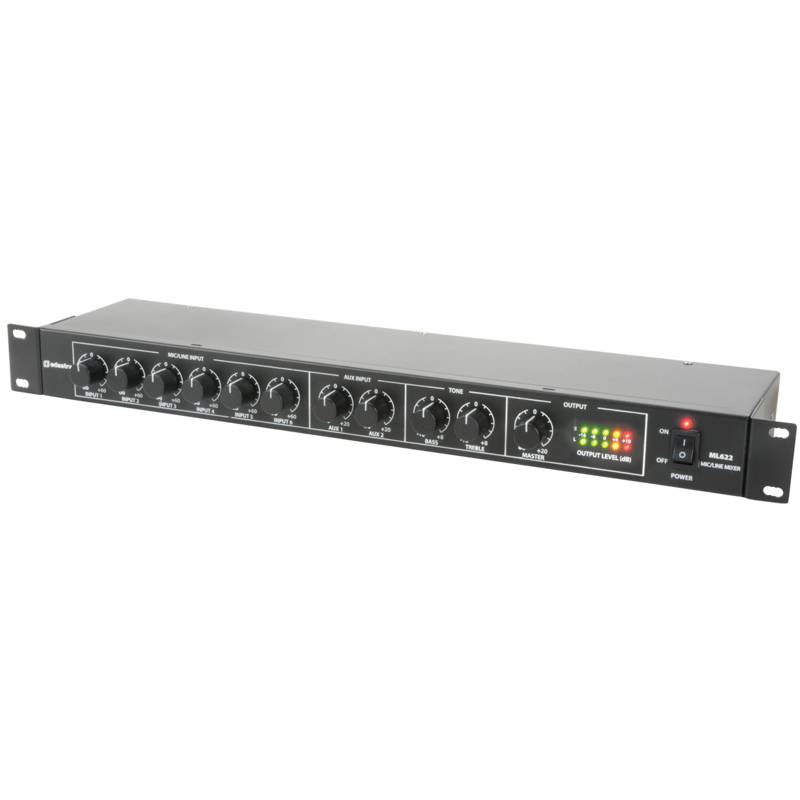Adastra ML622 | 6-Channel Rack Mixer 1