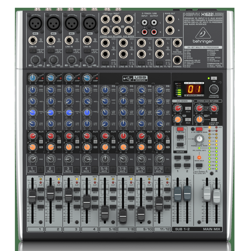 Behringer X1622USB | 12-Channel USB Mixer