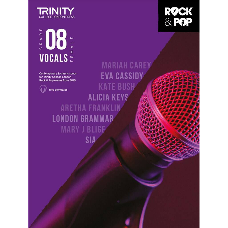 Trinity Rock & Pop Vocals | Grade 8 (Female)