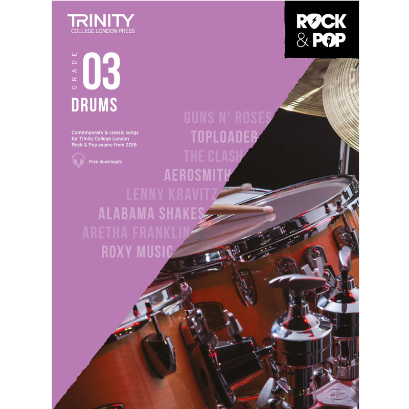 Trinity Rock & Pop Drums | Grade 3