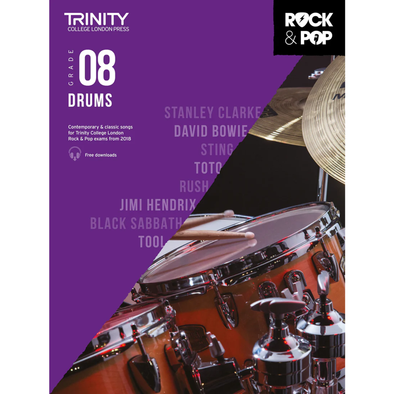 Trinity Rock & Pop Drums | Grade 8