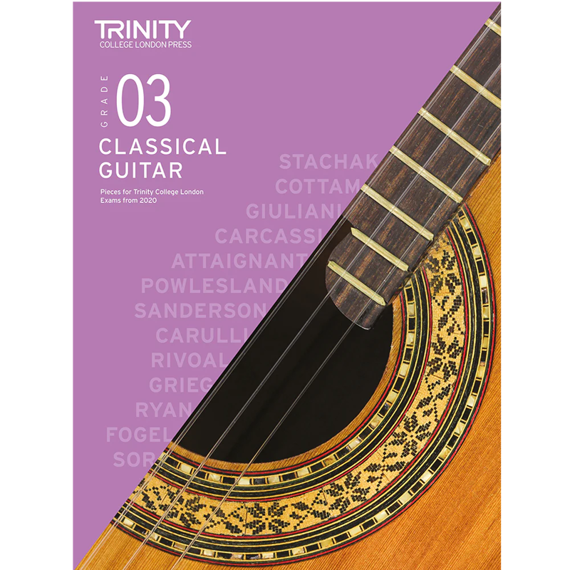 Trinity Classical Guitar Exams From 2020 | Grade 3