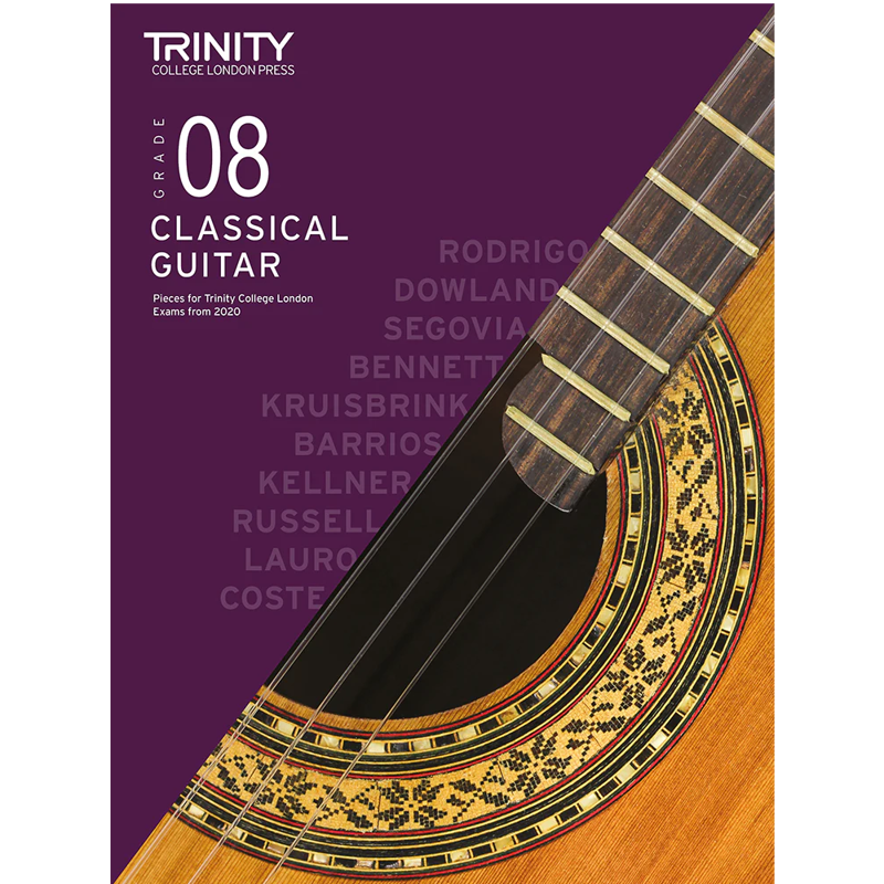 Trinity Classical Guitar Exams From 2020 | Grade 8
