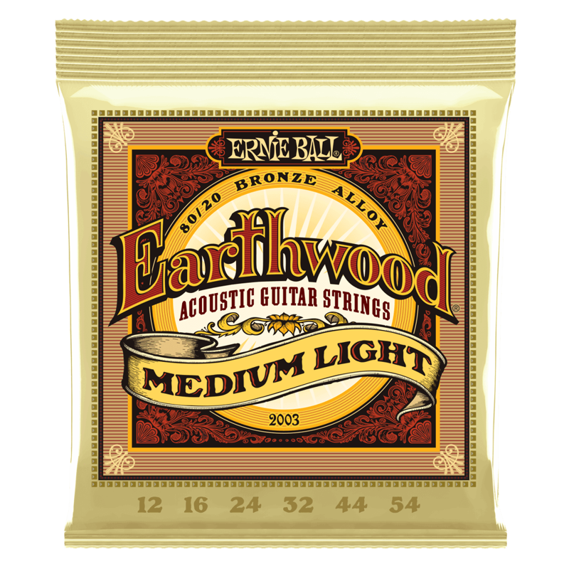 Ernie Ball Earthwood 2003 | M- Light Acoustic Strings (12-54)