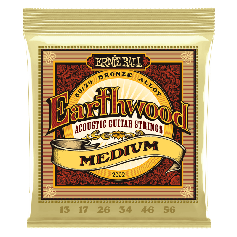 Ernie Ball Earthwood 2002 | Medium Acoustic Strings (13-56)