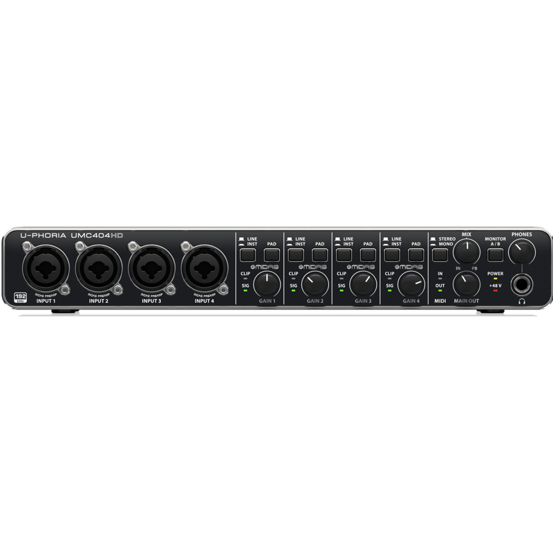 Behringer UMC404HD | 4in 4out Audio Interface