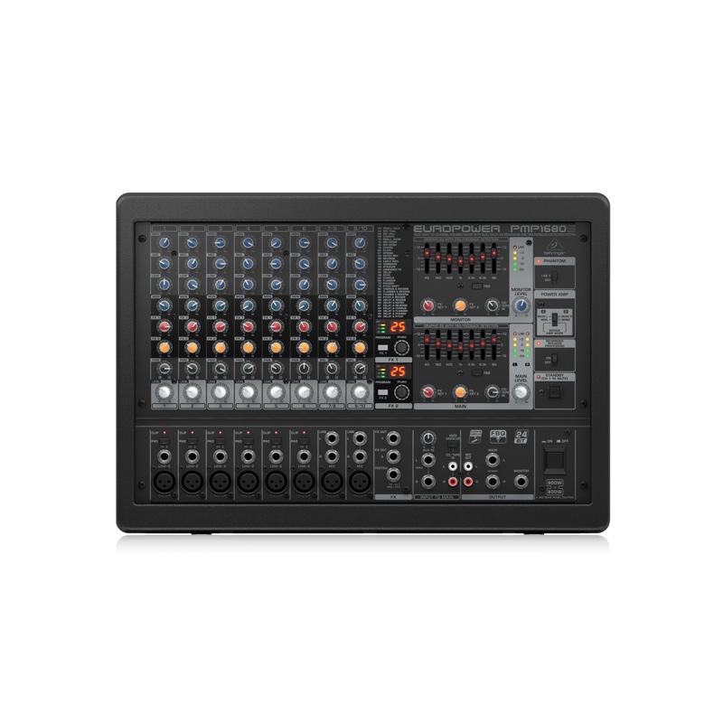 Behringer PMP1680S | 1600watt 10 Channel Powered Mixer