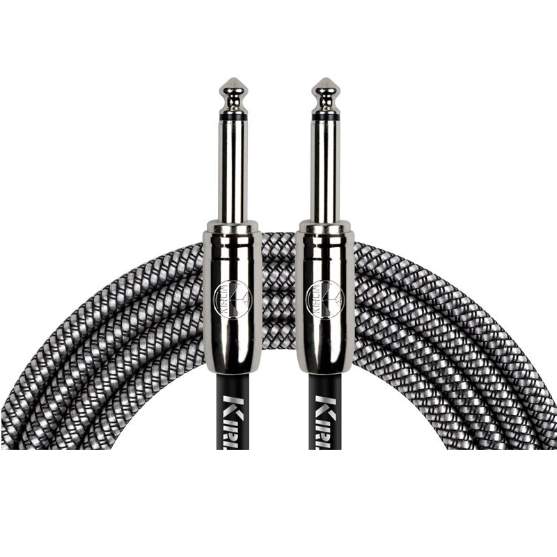 Kirlin IWCC-201 | 3M Jack to Jack Woven Cable (Black)