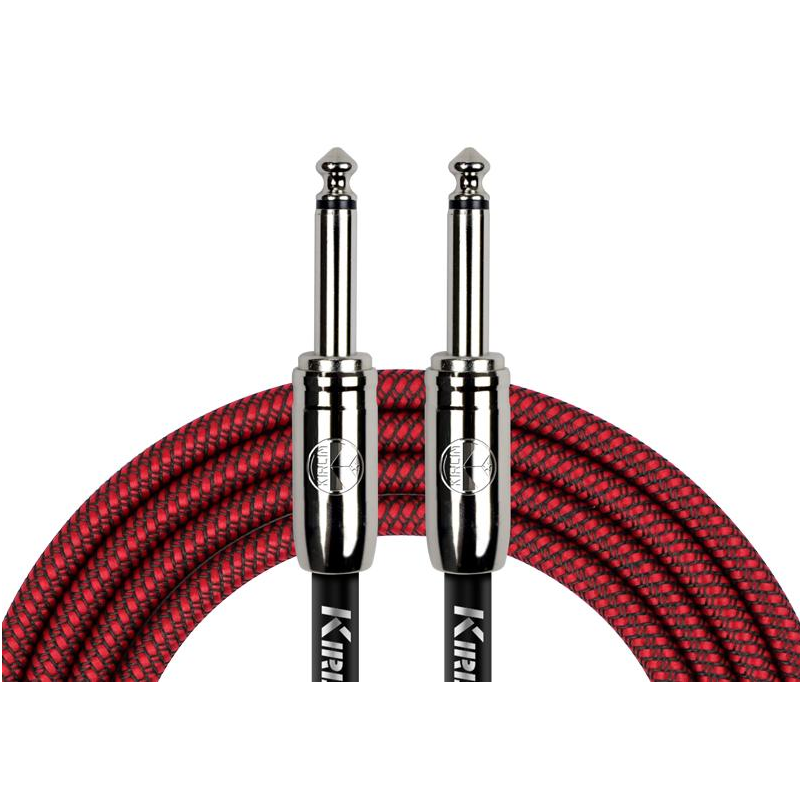 Kirlin IWCC-201 | 3M Jack to Jack Woven Cable (Red)