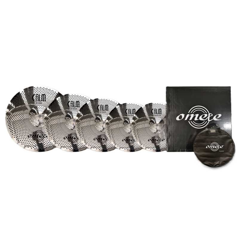 Omete Calm Series | Low Volume Cymbal Pack  (Silver)