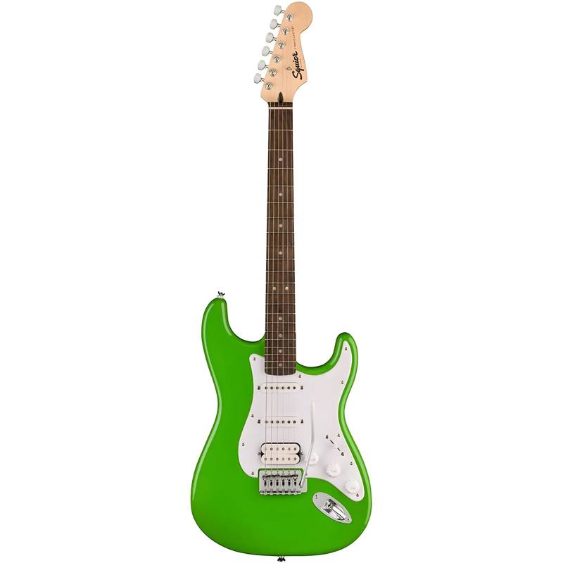 Squire Sonic Stratocaster HSS | Electric Guitar (Lime Green)