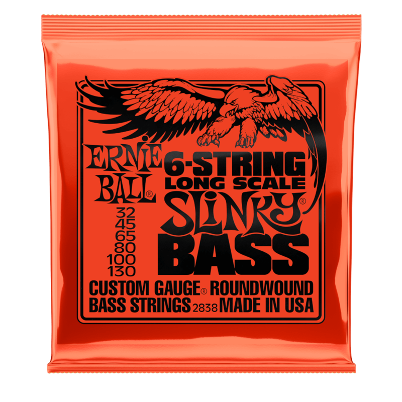 Ernie Ball 2838 | 6 String Slinky Bass Strings