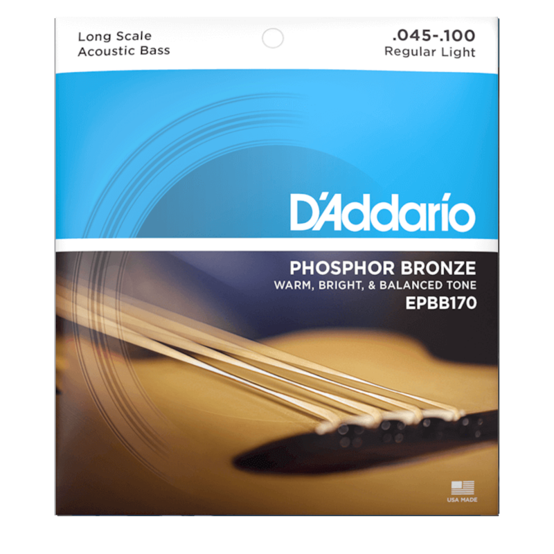 D'addario EPBB170 | Reg Light 45-100 Acoustic 4 String Bass Strings