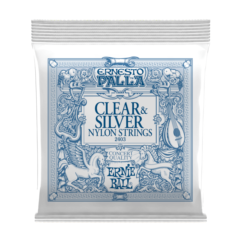 Ernie Ball Ernesto Palla 2403 |  Med Tension Classical Clear Strings 