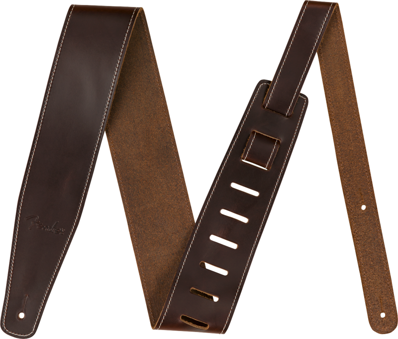 Fender 0990641050 | Broken In Leather Strap (Brown)