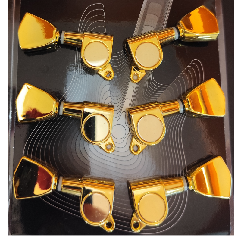 Mighty Mite MMJ04G | 3 a Side Gold Machine Heads