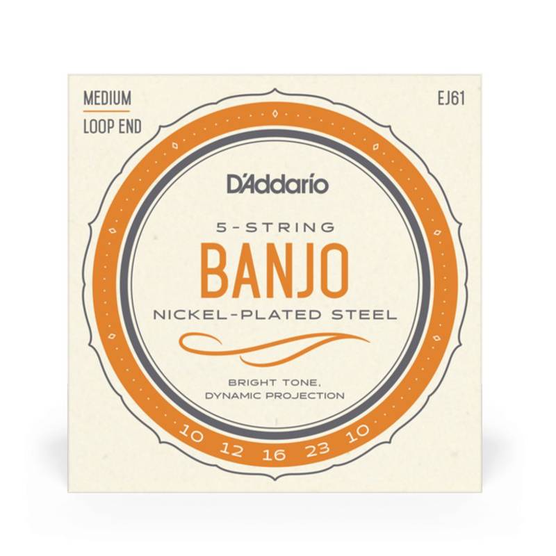 D'addario EJ61 | 5 String Banjo Strings