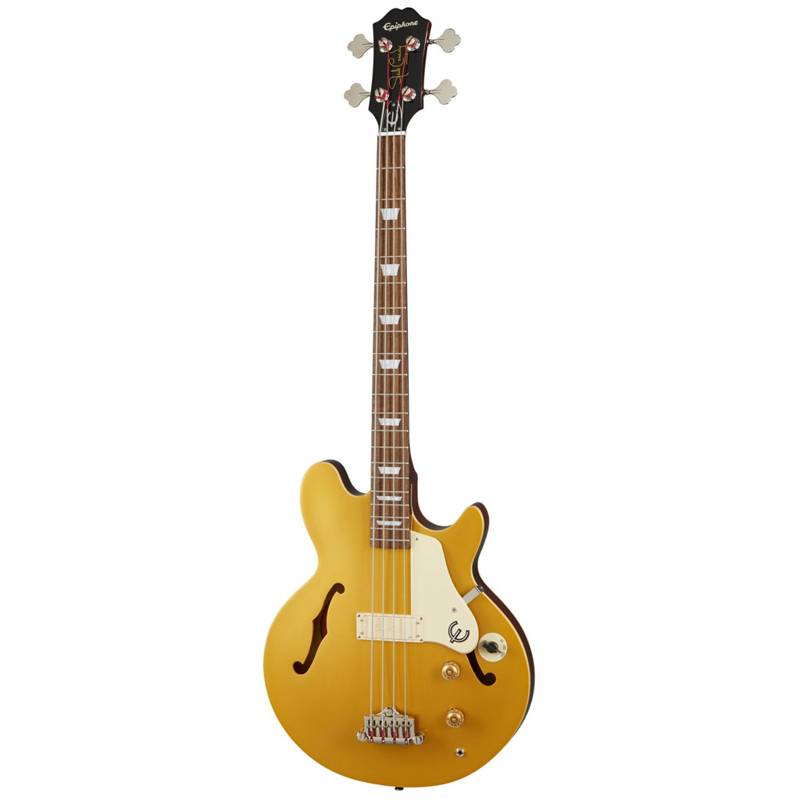 Epiphone EBJC-MG | 4 String Jack Casady Bass Guitar (Metallic Gold)