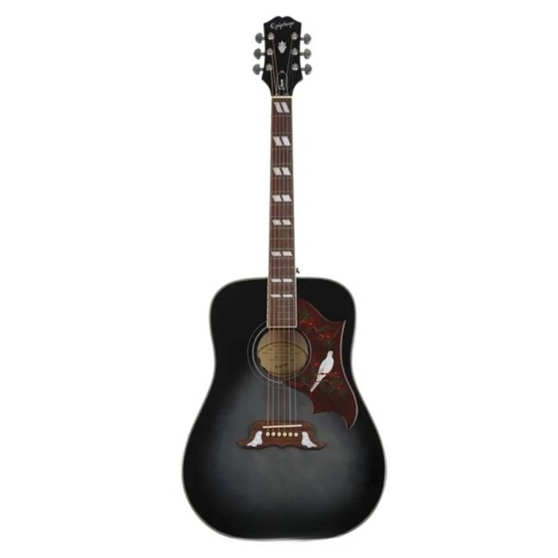 Epiphone EIADV-TEB | Dove Studio Acoustic Electric Guitar (Transparent Ebony) 1