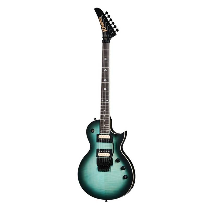 Kramer KASF-CBP Assault Figured Electric Guitar (Caribbean Blue)