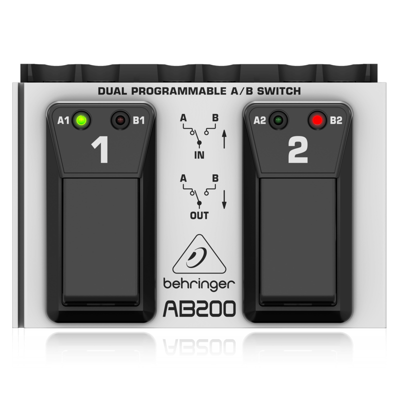 Behringer AB200 | Dual Programmable A/B Footswitch 1