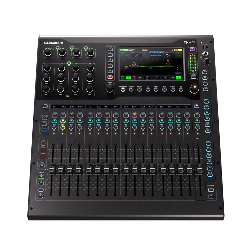 Allen & Heath QU-5 | Compact 16CH 38in/24out 96kHz Digital Mixer
