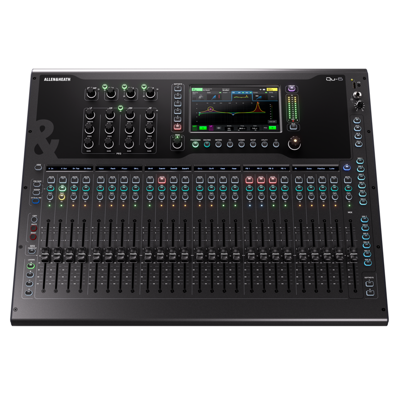 Allen & Heath QU-6 | Compact 38in/24out 96kHz Digital Mixer
