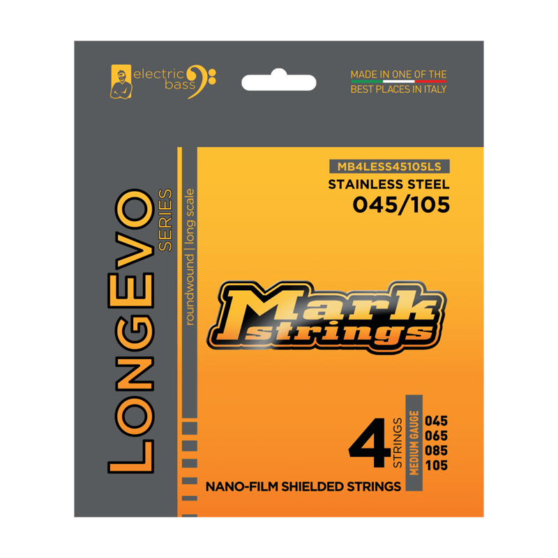 Mark Bass MB4LESS45105SL | 4 String 45-105 Bass Strings