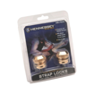 On Stage NSL7200G Hennessey | Solid Brass Strap Locks (Gold) 2