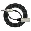 Kirlin MP-483PR/BK | XLR Male to Jack Stereo Balanced Patch Cable 2M