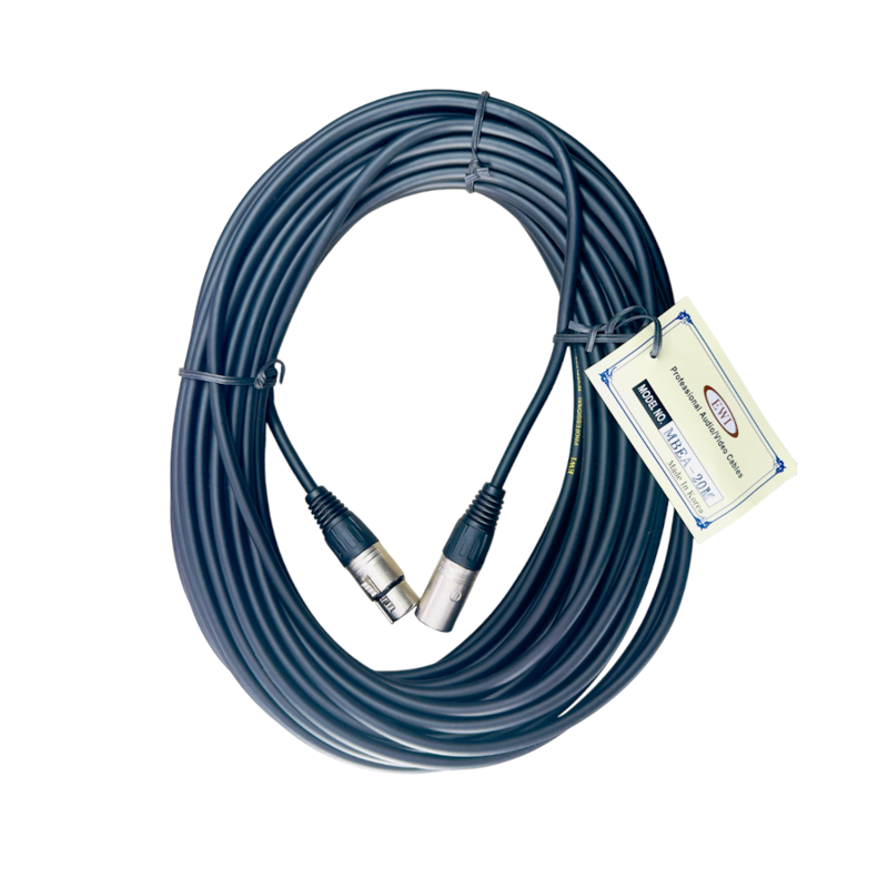 EWI MBEA20M | 20M XLR (M) - XLR (F) Mic Cable