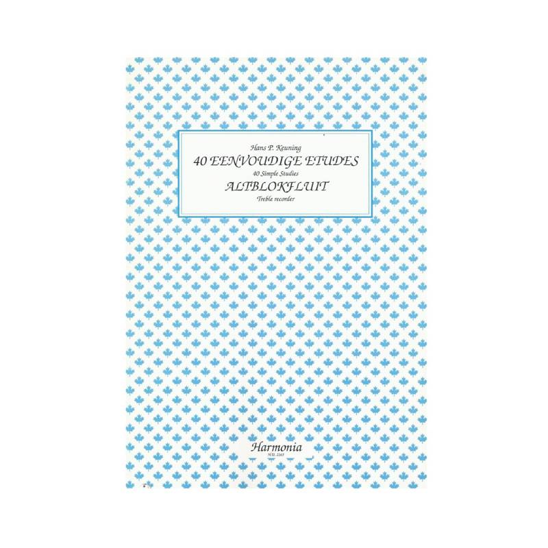 40 Simple Studies | Alto / Treble Recorder (Hans P. Keuning)