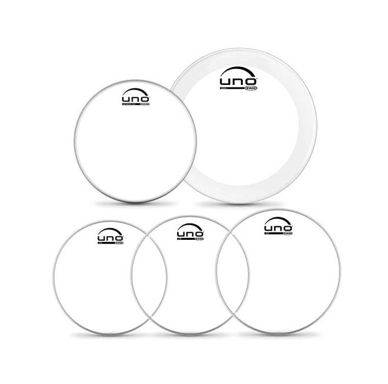 Evans UNO G2 | Clear Series Rock Drumhead Pack