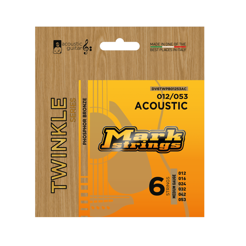 Mark Bass DV6TWPB01253AC | P/Bronze Acoustic Strings 12-53