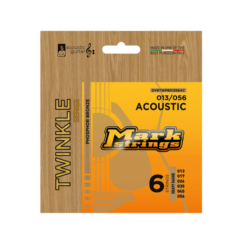 Mark Bass DV6TWPB01356AC | P/Bronze Acoustic Strings 13-56