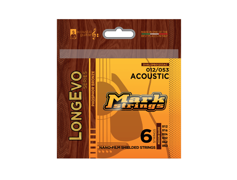 Mark Bass DV6LEPB01253AC | P/Bronze Acoustic Guitar Strings 12-53